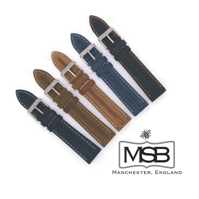 Double Ridge Padded Leather